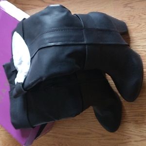 NWT 8.5 wide calf Rampage Villie Black Boots with heel